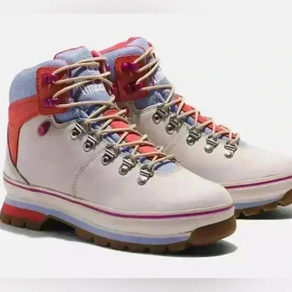 TIMBERLAND - Euro Hiker Waterproof Boot Gray / Pastel Color-Block 8 - Picture 4 of 7